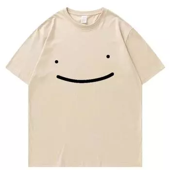 Футболки Dream Merch Unisex WoUnisex Harajuku Футболки с короткими рукавами Уличная повседневная модная одежда больших размеров Топ Футболки с короткими рукавами L