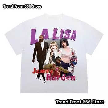 Футболки из хлопка Lisa Harden Joint, детские футболки Star Creative Joint Model, летние футболки больших размеров 100cm