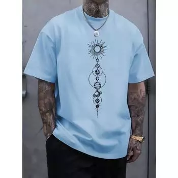 Футболки из хлопка с буквенным принтом для женщин и мужчин, повседневная футболка с короткими рукавами и круглым вырезом на лето S