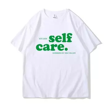 Футболки Macc Miller Self Care Heavy Mental Casual Men Tee Shirt Short Sleeve Summer Spring T Shirts Hip Hop Streetwear Clothes S