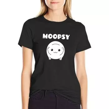 Футболки Moopsy Футболки Эстетическая одежда Графические футболки Графические футболки Футболка Платье Для женщин Графические S белый