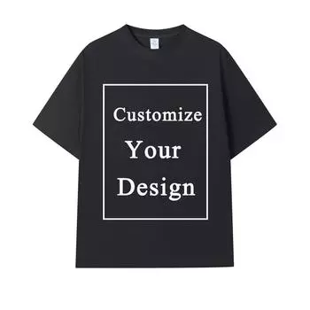 Футболки мужские хлопковые с вашим собственным дизайном diy02, женские футболки, персонализированные унисекс с логотипом на заказ S