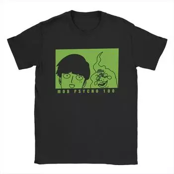 Футболки POMEL мужские забавные футболки из чистого хлопка с круглым вырезом и коротким рукавом футболка с графическим рисунком одежда S чёрный