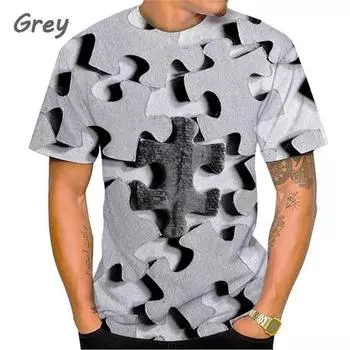 Футболки с 3D-принтом и графическим принтом для мужчин и женщин, с коротким рукавом, повседневные забавные футболки, свободные мужские футболки в стиле хип-хоп, уличная одежда S