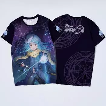 Футболки с аниме «Это время я перевоплотился в слизь», уличная одежда с 3D принтом, мужская и женская футболка большого размера, детские футболки в стиле Харадзюку S