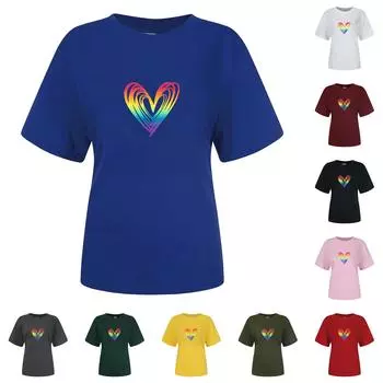 Футболки с графическим принтом Уличная повседневная одежда с коротким рукавом с принтом S