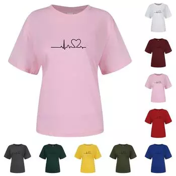 Футболки с графическим принтом Уличная повседневная одежда с коротким рукавом с принтом XXL