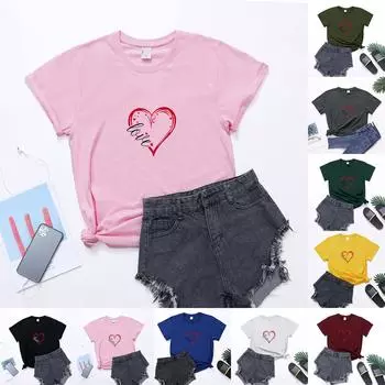 Футболки с графическим принтом Уличная повседневная одежда с коротким рукавом с принтом M чёрный