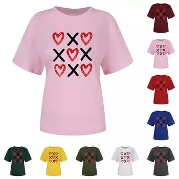 Футболки с графическим принтом Уличная повседневная одежда с коротким рукавом с принтом M