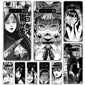 Футболки с изображением ужасов и комиксов Junji Ito Tomie, чехол для Samsung Galaxy M12 M21 M30S M31 M32, чехол для телефона M51 M52 Note 20 Ultra 10 Plus 9 8 J4 Samsung M11