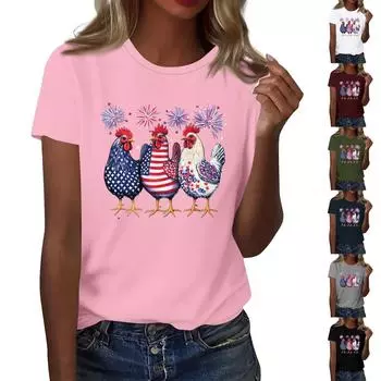 Футболки с короткими рукавами для женщин, модные топы, легкие и мягкие повседневные летние наряды, одежда S