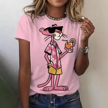 Футболки с леопардовым принтом 3D, летняя новая, с круглым вырезом и короткими рукавами, дышащая легкая ткань для женщин, повседневная спортивная футболка, топ S