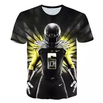 Футболки с принтом регби 3D для мужчин и детей больших размеров, спортивная уличная одежда для мужчин и детей, повседневная футболка NFL с круглым вырезом 100cm