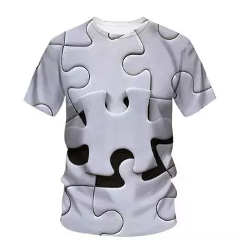 Футболки с принтом «Веселые игры в сращивание» для мужчин, летние повседневные футболки с коротким рукавом и круглым вырезом, большие футболки XL