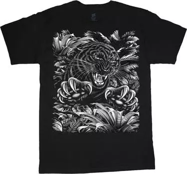 Футболки с рисунком Big And Tall S Black Panther, футболка унисекс с большой одеждой S