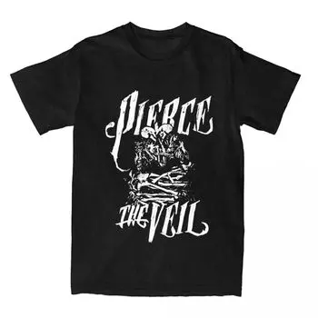 Футболки с рок-группой Pierce The Veil, хип-хоп, досуг, забавная уличная одежда, хлопок, короткий рукав, винтаж, Харадзюку, мужчины, женщины, унисекс, топы S