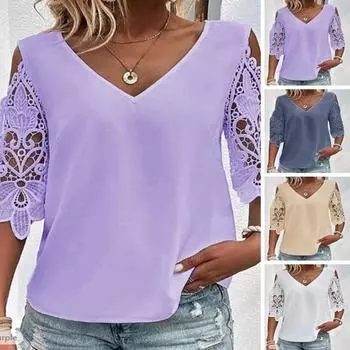 Футболки с V-образным вырезом Быстросохнущие