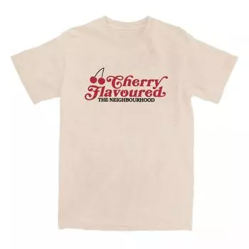 Футболки с вишневым вкусом The Neighbourhood Футболка с рисунком группы The NBHD Хип-хоп Унисекс Уличная одежда Хлопковые футболки Летние топы XS