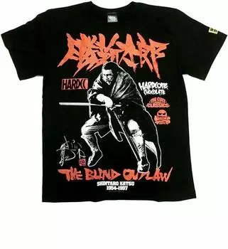 Футболки Shintaro Katsu The Blind Outlaw Black Hardcore Chocolate Jp Limited S