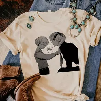 Футболки «Токийский гуль» женские уличные дизайнерские футболки с комиксами для девочек манга комиксы графическая одежда M