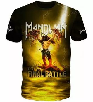 Футболки унисекс 3D Manowar