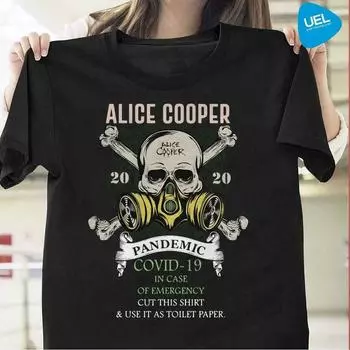 Футболки унисекс Alice Cooper Pandemic Case Emergency Emergency S