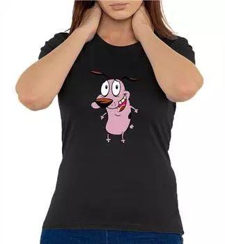 Футболки унисекс Courage The Cowardly Dog Art S