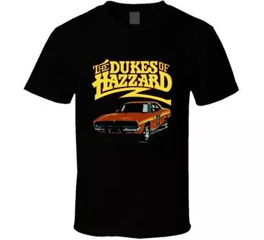Футболки унисекс Dukes Of Hazzard General Lee Car No Name S
