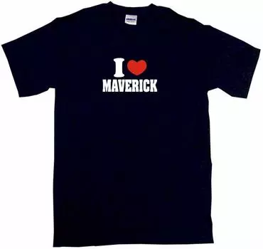 Футболки унисекс I Heart Love Maverick Pick Color