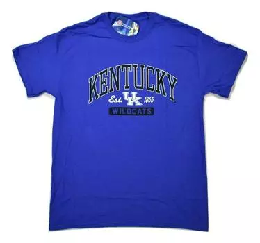 Футболки унисекс J America Ncaa Kentucky Wildcats 1865 Nwt S