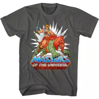 Футболки унисекс Masters Of The Universe He Man Riding Battle Cat Cringer Sword S