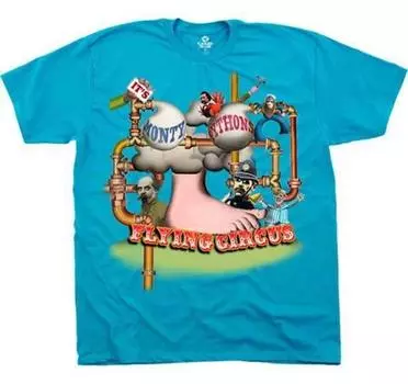 Футболки унисекс Monty Pythons Flying Circus Foot Dark Comedy Surreal Satire Show S