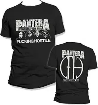 Футболки унисекс Pantera Hostile Bravado Merchandise S