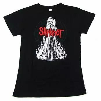 Футболки унисекс с черной полосой Slipknot Bride Skeleton Juniors S
