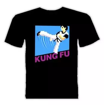 Футболки унисекс с видеоиграми Kung Fu Nes S