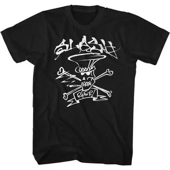 Футболки унисекс Slash Skull R Fn R Electric Guitarist Concert Merch Guns N Rose