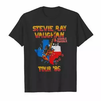 Футболки унисекс Stevie Ray Vaughan Tour 86 S