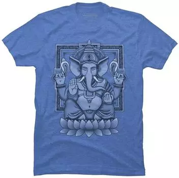 Футболки унисекс в полутонах Design By Humans Lord Ganesh S
