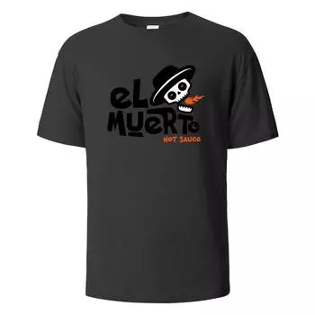 Футболки унисекс, забавная футболка с принтом черепа в стиле хип-хоп для мужчин, летние дышащие топы из 100% хлопка с круглым вырезом, свободные футболки, мужская одежда S бежевый