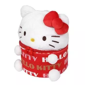 Футляр для аксессуаров Sanrio Hello Kitty красный (логотип) красный