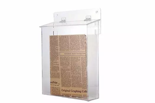 Футляр для флаера для улицы, изготовленный из прозрачного материала, совместимого с форматом А4, легко крепится к стене, флаер, буклет, буклет, флаер, флаер, простая установка и использование,