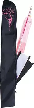 Футляр для гимнастического снаряжения SASAKI, чехол для палочки для ленты для девочек, черный x светящийся розовый RG. АС-52