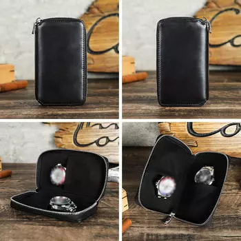 Футляр для хранения часов, устойчивый к царапинам, портативные дорожные двойные часы для магазина