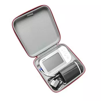 Футляр для хранения RLSOCO, совместимый с тонометром Omron серии Premium 19, черный HCR-7502T HCR-7602T HCR-7601T HCR-750AT HCR-7402 чёрный