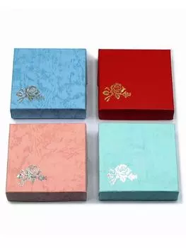 Футляр для хранения украшений изысканная шкатулка для браслета Отправить друзьям Упаковка для браслета подарки Подарочная коробка 1 шт. фиолетовый