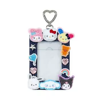 Футляр для карт и пропусков Sanrio (Заплатка из денима) Персонажи Sanrio Держатель Commuter 260126