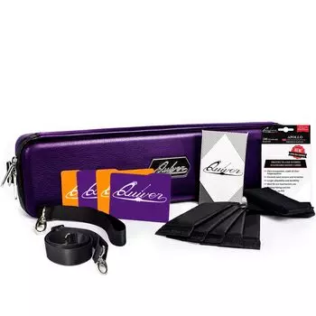 Футляр для карт Quiver Time Purple, идеально подходящий для MTG, премиум-коробка для хранения карт, в комплект входят 100 протекторов для карт Apollo - Колоды, -