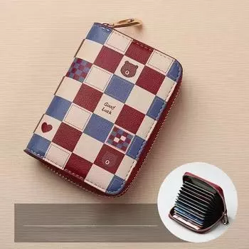 Футляр для карточек женский ID Bit мультфильм милый компактный держатель для карт с отделением для карт для женщин 1