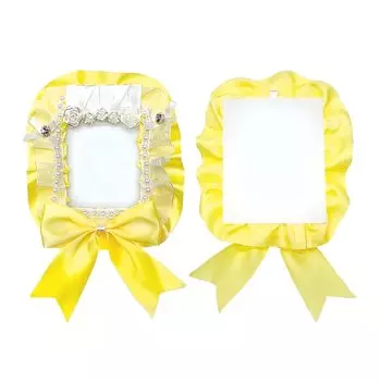 Футляр для коллекционных карт YL желтый Oshikatsu Otakatsu держатель для карт с лентой держатель для карт жесткий футляр для хранения желтый kpop push цвет g.triger