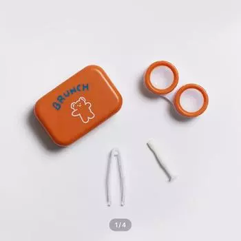 Футляр для линз Bear Mini Orange